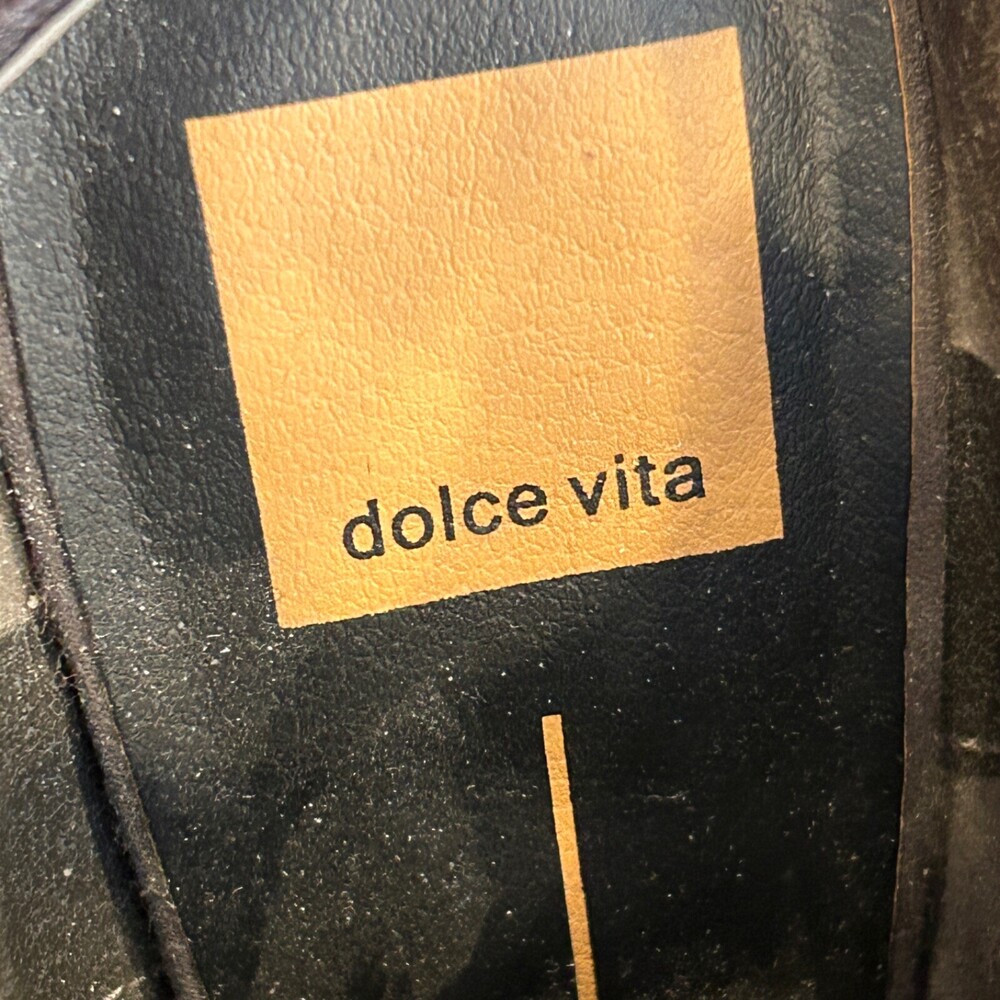 Dolce Vita Selene Women Sz. 9M Grey Slide On Mule/Bootie Heels Boots - Picture 10 of 14